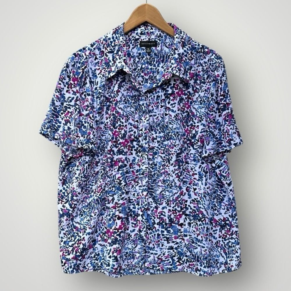 🎉5 for $45 🎉Investments Top Blouse Shirt Size XL